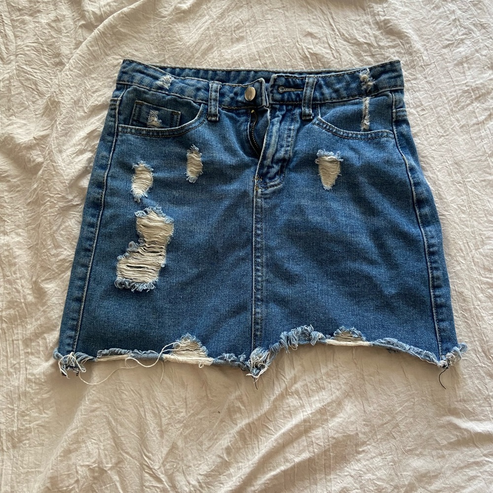 Denim skirt